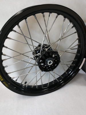 BMW F700GS Superlite Black 19/17 Wheel Set Sealed Tubeless