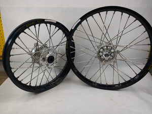 2005-23 Woody's Superlite KTM 125-640 Black/Silver Cush Drive Wheel Set