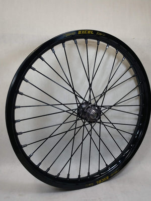 Sur Ron / Talaria Black Excel Takasago Rims & New Grey Hubs and Nipples Black Spokes 21/18