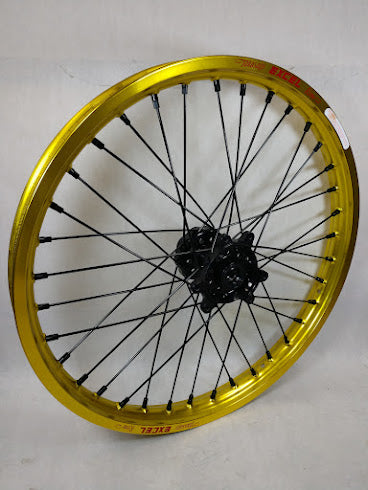 Sur Ron Ultra Bee Yellow Excels and Black Hubs Black Out - 21/18"