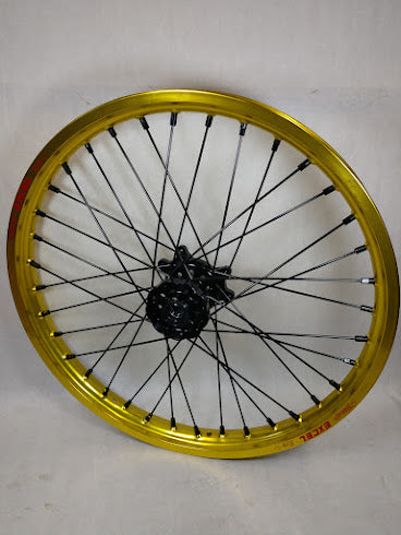 Sur Ron Ultra Bee Yellow Excels and Black Hubs Black Out - 21/18"