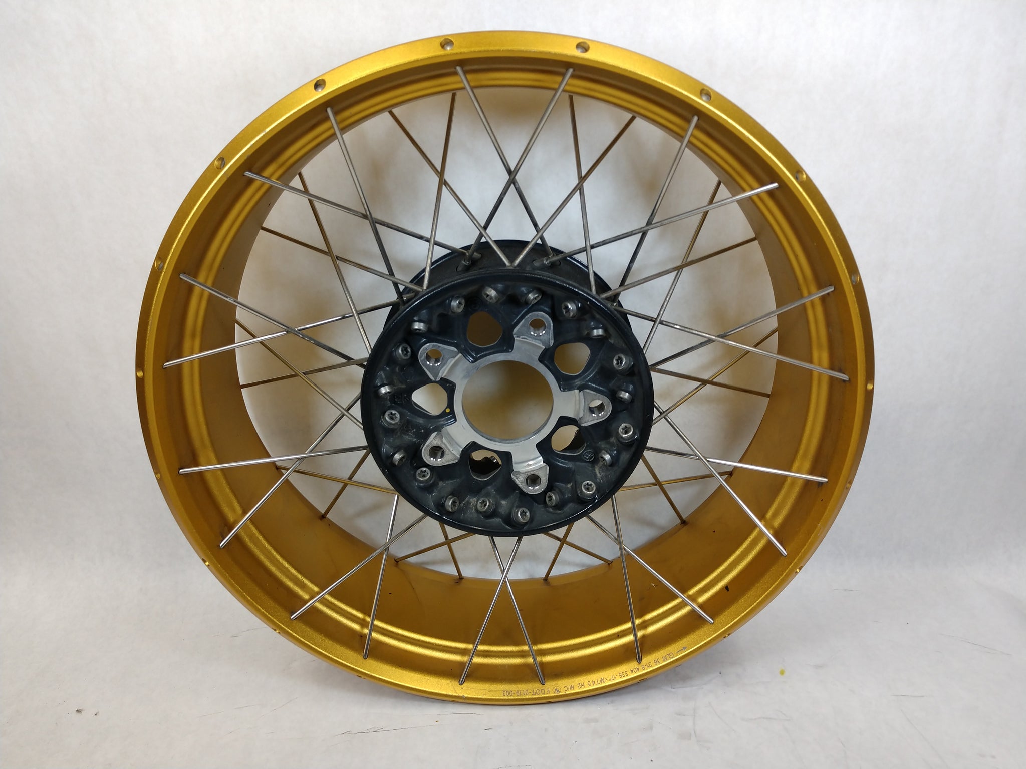 Gold BMW R1250GS, R1300GS, & R1200GSW/GSWA 19/17 OEM Wheel(s)