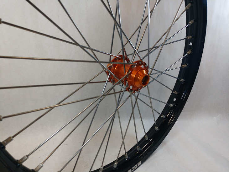 Surron Black/Orange Wheel Set 21/18 Dirt bike Set-Up