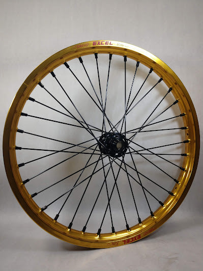 Sur Ron / Talaria Wheelset Gold Rims & Black Out  - 21/18"