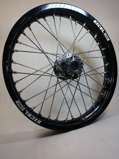 Sur Ron X Segway ebike Wheelset 21/18 Red hubs - Woody's Sur Ron X Segway ebike Wheelset 21/18 Red hubs - Woody's