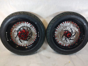 Sur Ron/Segway & Talaria Complete Wheel Sets 12/12" Mini Moto with Tires