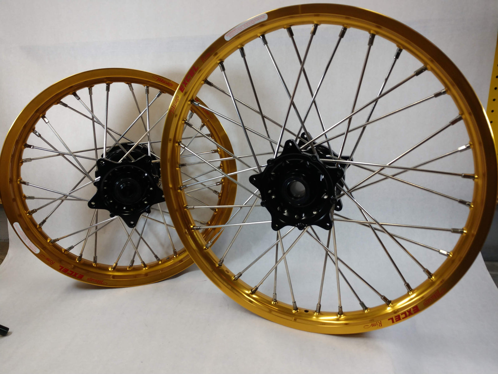 Yamaha Tenere 700 Gold Wheel Set 21/18 Sealed for Tubeless