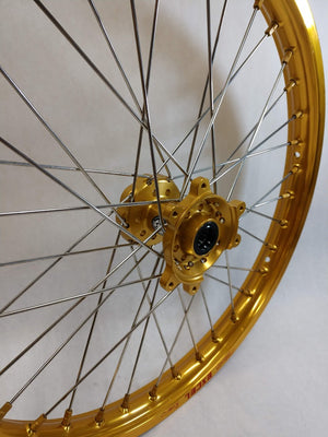 Sur Ron Ultra Bee Gold Excels and Gold Hubs - 21/18"