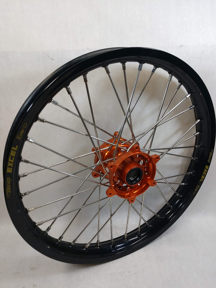 KTM 790-1290 Front Wheel - 21x1.85" Black & Orange