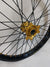 Sur Ron Ultra Bee Black Excels and Gold Hubs Black Spokes Gold Nipples - 21/18"