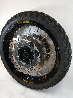 KTM 790/890/1090/1190/1290 19/17 Wheelset with MotoZ Tires  - Ready to Ship