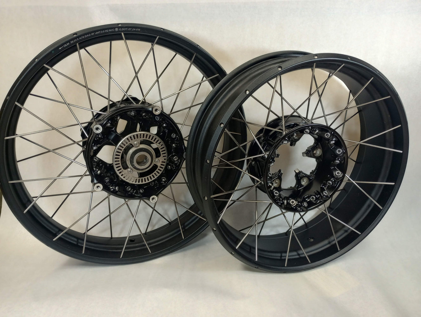 BLACK BMW R1300GS OEM Takeoff Wheelset - Like New