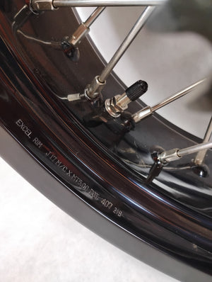 KTM 690 ENDURO/SMC REAR 17x5.00 BLACK EXCEL ORANGE HUB TUBELESS