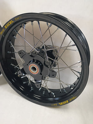 PAN AMERICAN - Harley 19/17 Black Wheel Set Tubeless