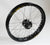 Woody's custom rear wheel for Sur Ron e-bike featuring black Excel rim w/ black billet hub.