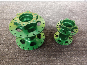 Woody's custom billet front and rear hubs for Sur Ron e-bike.