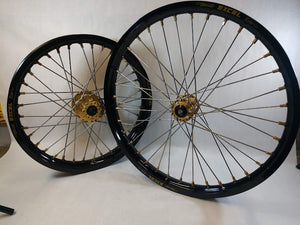 Sur Ron / Talaria Wheelset Black & Gold - 21/18"