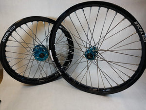 Sur Ron / Talaria Wheelset Black & Teal - 21/18"