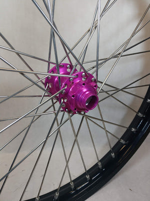 Sur Ron / Talaria Wheelset Black & Pink - 21/18"