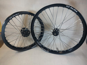 Sur Ron / Talaria Wheelset Black Hub w/ Black D.I.D Dirtstar - 21/18"