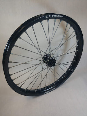 Sur Ron / Talaria Wheelset Black Hub w/ Black D.I.D Dirtstar - 21/18"