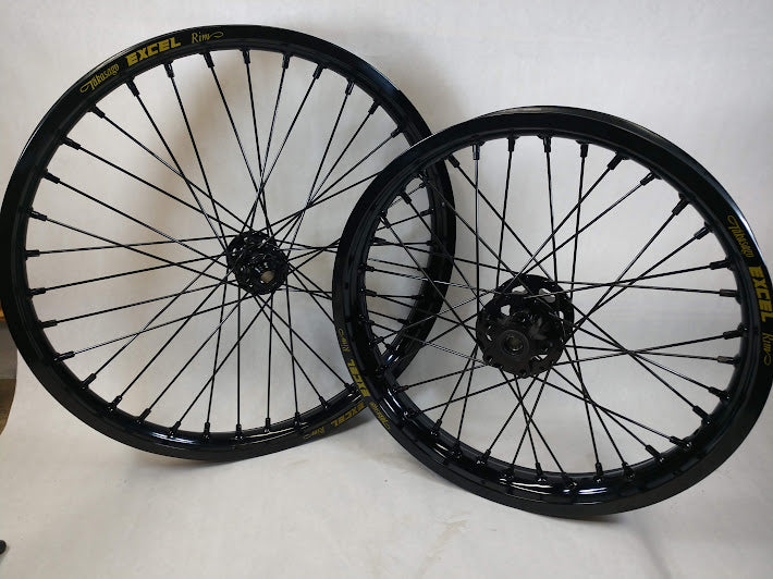 ron♥ron Sur Ron X Segway ebike Wheelset 21/18 Red hubs - Woody's