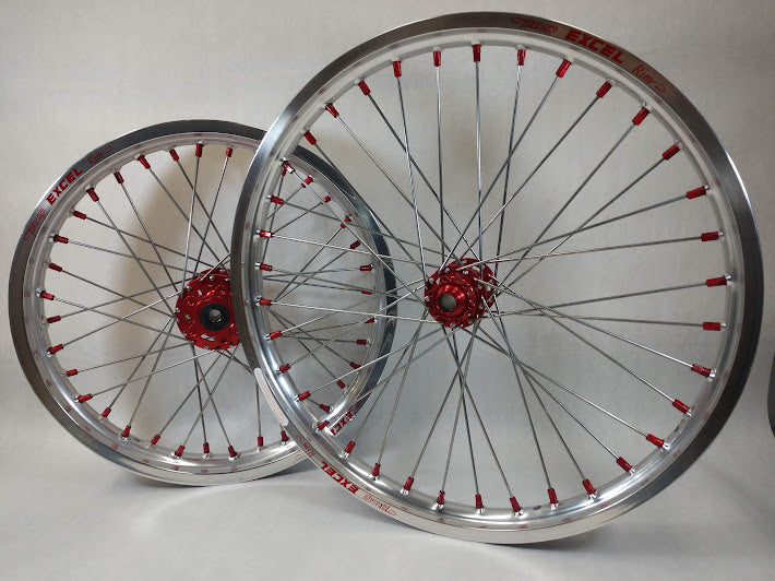 Sur Ron / Talaria Wheelset Silver & Red - 21/18"