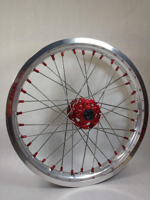 Sur Ron / Talaria Wheelset Silver & Red - 21/18"