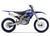 Yamaha YZ450F with blue graphics and blue wheels