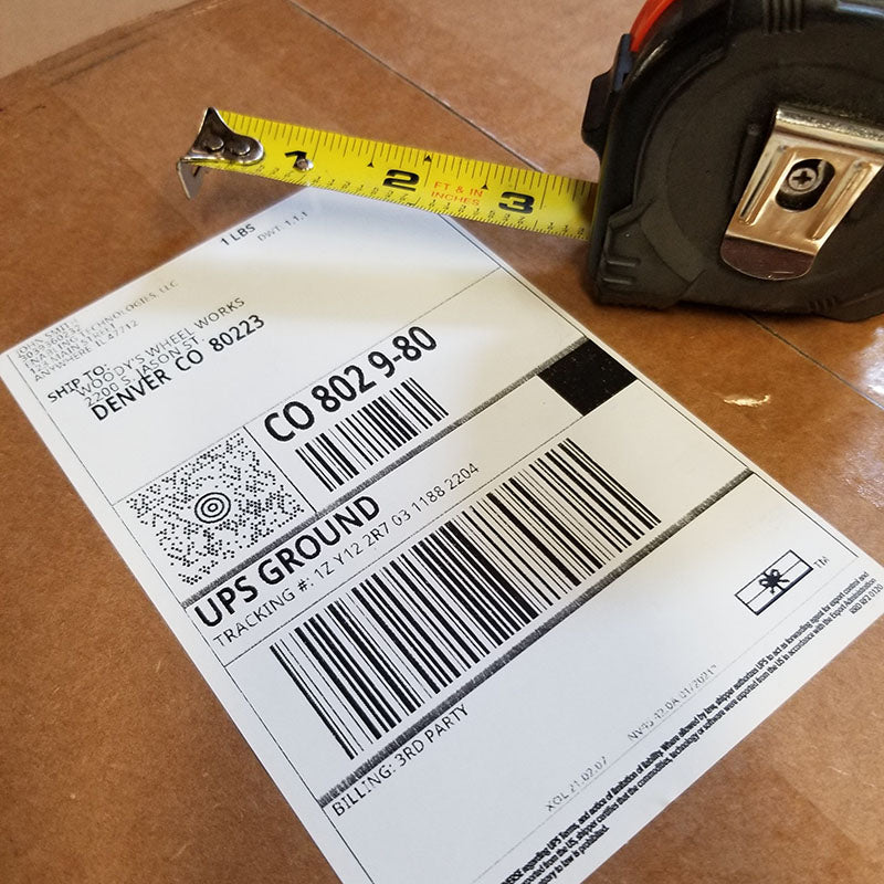 Shipping Label - WoodysWheelWorks